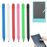 6 Stück Ersatzstift Stift für LCD-Schreibtafel, Tablet Stift für LCD Maltafel, Writing Board Pens, Schreibtafel pens für LCD, Geeignet für LCD-Schreibtabletts und Zeichentabletts