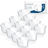 Wessper Wasserfilter Kartuschen 12 Stück | Ersatz für Dafi Unimax Aquaphor A5...