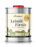 Wallbach® Leinölfirnis 1 Liter Farblos - Natürliches Leinöl für Innen- &...