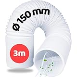 Home Melody Abluftschlauch 150mm 3 Meter PVC flexibel für mobile Klimaanlagen,...