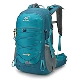 SKYSPER Wanderrucksack 35L Camping Backpack mit Rückenbelüftung...