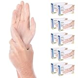 FRANZ MENSCH 1000x Hygostar Einweghandschuhe Ideal Light, Einmalhandschuhe...