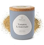 POTLUCK | Tomaten Kräuter-Salz | Gewürzsalz im Keramiktopf | 100g | Vegan,...