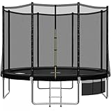 TRIUMPHKEY Trampolin Outdoor Kinder Ø 183/228/305/366/427 cm, Gartentrampoline...