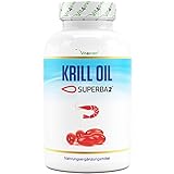 Krill Öl - 120 Kapseln - Markenrohstoff: Superba Antarktis Krillöl - Reich an...