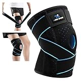 Kniebandage mit seitlichen Stabilisatoren, X-Pro Sport verstellbare Patella,...