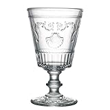 La Rochère Verkostungsglas Weinglas Versailles Muschel Ornamente 400ml - 6er...