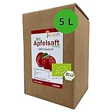 Topsaft Apfelsaft naturtrüb 5 Liter I Bio Fruchtsaft aus frischen Äpfeln I...