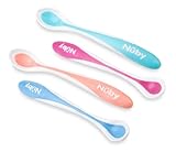 Nuby - Hot Safe Wärmesensor-Löffel für Babys - 4er Pack - 3+ Monate - Farbe...