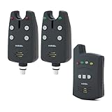 Hirisi Tackle Funk-Bissanzeiger 1+2 Set, Tragetasche, Lautstärke und...