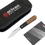 Böker Manufaktur Solingen Barlow Integral Jute Micarta Taschenmesser...