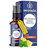 serotalin® MELATONIN SPRAY liposomal - Einschlafspray + Baldrian | NUR 1...