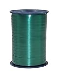 C.E. PATTBERG Geschenkband tannengrün, 500 Meter Ringelband 5 mm zum Basteln,...