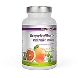 Grapefruitkernextrakt 500mg - 120 Kapseln - 45% Bio-Flavonoide - entspricht...