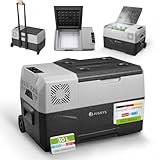 Juskys Kompressor Kühlbox 30 Liter 12/24/230 V für Auto, LKW, Reisemobil,...