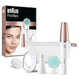 Braun FaceSpa Gesichtsepilierer Damen, Gesichtsreinigungsbürste, Massagepad,...