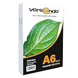 versando 2.000 Blatt Papier DIN A6 HighWhite 80 Druckerpapier Universalpapier...