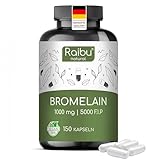 Bromelain Hochdosiert Kapseln I 1000 mg pro Tag I 150 magensaftresistente...