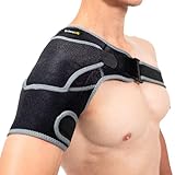 BraceUP Schulterbandage für Frauen, Herren - Schulterstütze mit Tasche für...