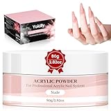 Yokilly Acrylpulver für Nägel: 80g/2.82oz Acryl Pulver Nails Rosa Acrylic...
