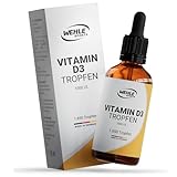 Vitamin D3 1000 IE pro Tropfen hochdosiert – Laborgeprüft – Flüssiges...