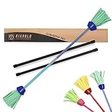 Diabolo Freizeitsport Flowerstick Pro (blau-türkis) – Profi-Flowerstick aus...