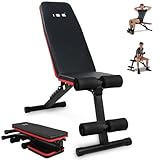 ISE Hantelbank Klappbar Verstellbar Multifunktions Schrägbank Trainingsbank...