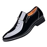 Battnot Herren Anzugschuhe Business Schuhe Herren Anzugschuhe Schwarz Leder...