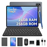 TABWEE T20 Tablet mit Tastatur - Android 15, 24GB RAM+256GB ROM (2TB TF),...