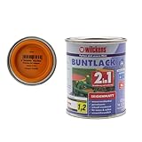Wilckens Buntlack 2in1 Dispersion seidenmatt 30 Farben 125ml, Farben:Orange