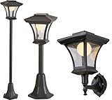 Northpoint LED 3in1 Solar Gartenlaterne für Innen und Außen Dämmerungssensor...