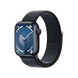 Apple Watch Series 9 (GPS, 41 mm) Smartwatch mit Aluminiumgehäuse und Sport...