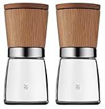 WMF Ceramill Nature Salz und Pfeffermühle Set 2-teilig, Gewürzmühle holz,...