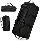 3-in-1-Reisetasche mit Rollen, 75 l, 80 x 30 x 33 cm, Reiserucksack,...