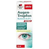 Doppelherz Augen-Tropfen Hyaluron 0,4% – Medizinprodukt mit lindernder Wirkung...