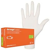 MERCATOR MEDICAL DERMAGEL COATED Latexhandschuhe, Größe S - 100 Stück,...