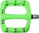 HT PA03A Pedale flach, Nylon, verstärkt, Unisex, Erwachsene, Grün