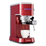Klarstein Futura Espressomaschine, Siebträgermaschine mit 1450 Watt, 20 bar,...