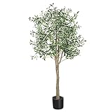 YOLEO Künstlicher Olivenbaum 180cm kunstpflanze Künstliche Pflanzen groß...