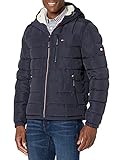 Tommy Hilfiger Herren Midweight Sherpa Lined Hooded Water Resistant Puffer...