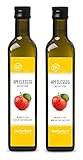 Apfelessig naturtrüb BIO 1000ml (2x 500ml) I rein, unverarbeitet,...