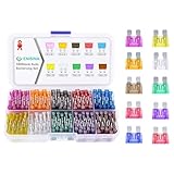100Stück Standard Kfz Sicherungen Auto Sicherung set - 3A 5A 7.5A 10A 15A 20A...