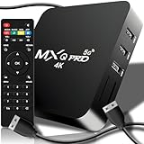 Retoo Android TV Box mit TV Fernbedienung, Smart TV-Box mit 2.4GHz...