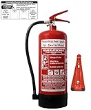 Brandengel® Feuerlöscher 6L Fettbrand Schaum 34 A, 233 B, 75 F = 10 LE DIN EN3...