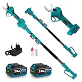 Yofidra 2-In-1 Akku Astschere Teleskop - 40mm Elektrische Gartenschere mit...