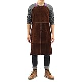 MASUNN Schweißen Ausrüstung Schweißer Wärmedämmung Schutzschürze Kuh Leder...