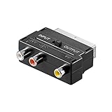 Goobay 50122 Scart zu Composite Audio Video Adapter, IN/OUT - Scartstecker...