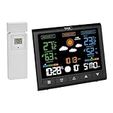 TFA Dostmann Wetterstation Funk mit Außensensor Contrast, 35.1171, VA-Display,...