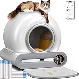 Katzenklo Selbstreinigend, Elektrisches Katzentoilette - 65L Kapazität XXL,...