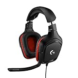 Logitech G332 kabelgebundenes Gaming-Headset, 50mm Treiber, Rotierende...